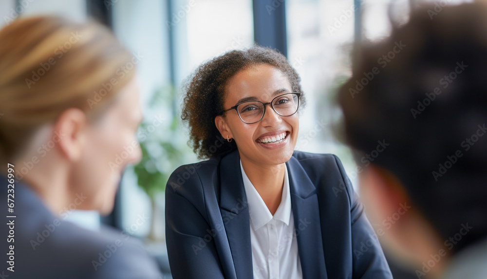 Job Interview Different Races Beautiful Race and Ethnicity Diversity at Work. People From Different ...
