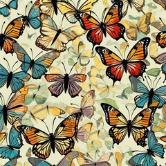 seamless pattern with butterflies
butterflies