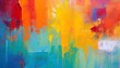 Trazos de pintura al óleo de colores vibrantes, abstracto, fondo de pantalla, brillante