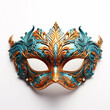mask for carnaval on white background