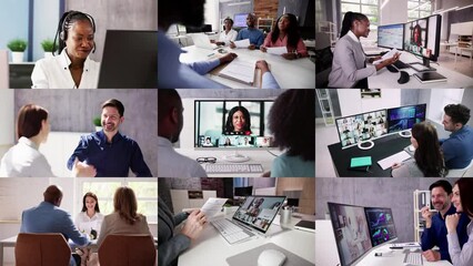 Poster - Online Business Interview Webinar