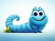 a cartoon character of a worm