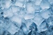 © vrozhko - Ice cubes background texture. Ice cubes on blue background pattern. Frozen ice cubes.