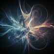Abstract background with wispy smoke design