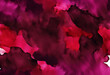 赤色・えんじ色・ワインレッドの抽象的な水彩画。背景素材。染み・グランジ・にじみ。