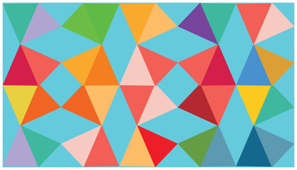 Poster - abstract background with geometric shapes. vector illustration. Eps 10. Abstract colorful geometric background with circles and squares. Vector Illustration  in retro style, 