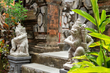 Balinese stone sculpture art and culture