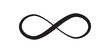 Infinity Endless Sign Symbol Icon Vector Illustration
