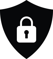Poster - Shield security icon . Protection icon vector. Padlock icon . Security icon