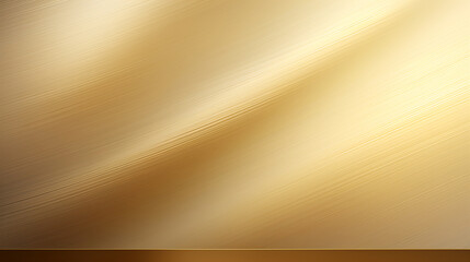 Wall Mural - Gold metal brushed bronze wide textured plate or plaque .generative ai