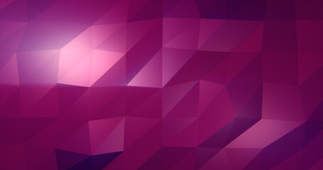 Poster - Abstract purple silver low poly triangular mesh background