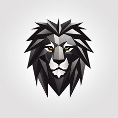 Sticker - lion head vector