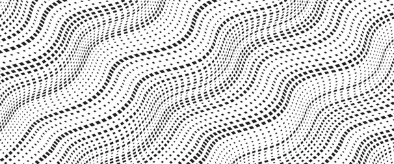 Aufkleber - Square halftone background