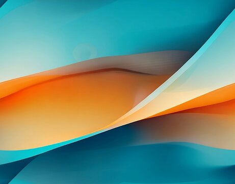 abstract background with waves. Ai Background