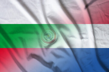 Bulgaria and Paraguay national flag international negotiation PRY BGR