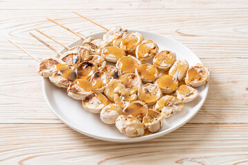 Sticker - Grills Banana with Caramel Sauce