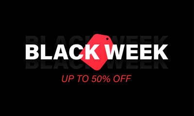 Wall Mural - black week sale