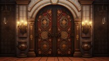 Old Church Door Generated By Ai