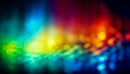 Poster - Fantasy explosion ignites brightly lit abstract backdrop with vibrant colors generated by AI