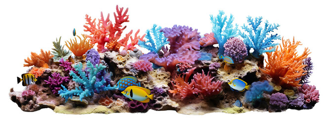 Wall Mural - Coral reef cut out