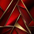 Bold Geometric Design: Abstract Red Triangle Shape on Minimal Background