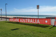 Swimming competition in Gleneg beach, Adelaide, Australia, November 2012