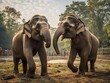 Elephants - Nepal