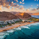 Fototapeta  - Nature beaches of the resort in Egypt Sharm El Sheikh