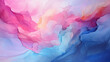 Abstract watercolor marble paint background. Pastel colors. Blue pink and yellow. High quality. 