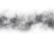 dark fog or smoke effect isolated on transparent white background. Steam explosion special effect. Effective texture of steam, fog, smoke png. Vector illustration.