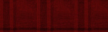 Seamless Pattern Of Scottish Tartan Plaid. Repeatable Red Black Background With Check Fabric Texture. Flat Vector Backdrop Of Striped Textile Print. Trendy Hipster Style Background. Tartan And Buffalo