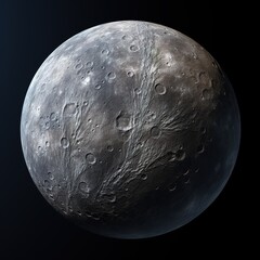 Wall Mural - moon full moon glow light from space shinning on earth close up