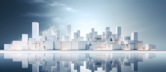 Poster - Creating a three dimensional representation of an architectural concept using abstract visuals