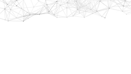 Aufkleber - Abstract geometric background. Plexus mesh backdrop illustration.