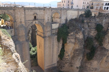 Poster - Ponte Nuevo El Tajo gorge at Ronda, Andalusia Spain