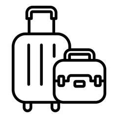 Wall Mural - Suitcase Icon