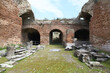 architecture of Flavian Amphitheatre of Pozzuoli, Italy 