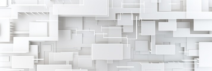 white abstract  background, perspective, generative AI