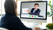 © mangpor2004 - Video conference, Work from home, Asian woman making video call to business team with virtual web, Coworker talking on web, Online consultation business