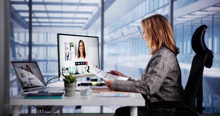 Poster - Virtual Video Conference: Learning and Working
