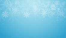 Christmas Background. Beautiful Falling Snowflakes Wallpaper