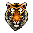 Bengalischer Tigerkopf AI Generative