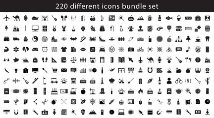UX UI icons. Set of different black icons. Flat icon bundle pack. Collection of icons. Collection of random abstract icon bundle pack sign symbol pictogram