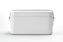 lunch box mockup for meal on white background, container for food