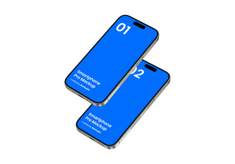 Wall Mural - smartphone mockup | fully editable file, replaceable screen, separated shadow and background