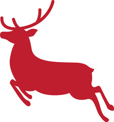Wall Mural - Santa reindeer vector design