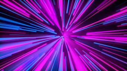 Poster - Light Glow lines. Computer generated 3d render