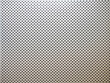 Perforated steel sheet. Industrial background. Sheet metal with identical round holes. Industrial pattern. Perforated metal sheet. Components for production and construction. White perforated surface