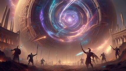Wall Mural - Ethereal Arena Conquests