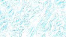 Topographic Map Background Geographic Line Map With Elevation Assignments. Modern Design With Blue Background With Topographic Wavy Pattern Design. Paper Texture Imitation Of A Geographical Map